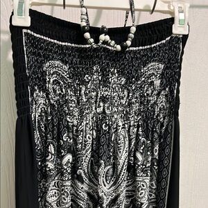 Just Love Black and White Mini Dress